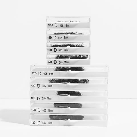 12D Pre-Made Loose Mega Volume Fans Single Length