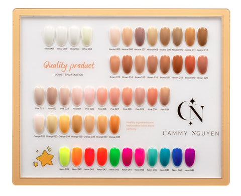 NAIL COLOR SAMPLE DISPLAY