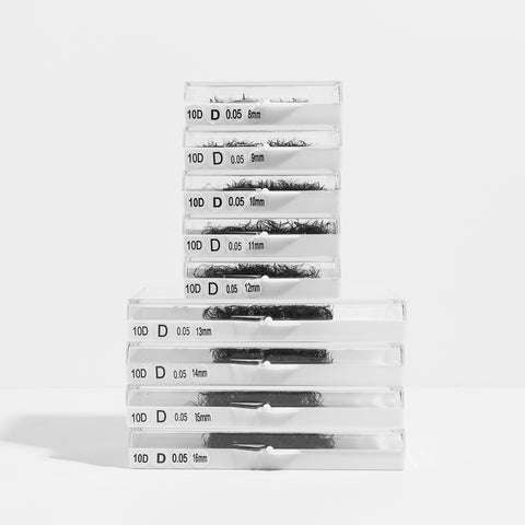 10D Pre-Made Loose Mega Volume Fans Single Length