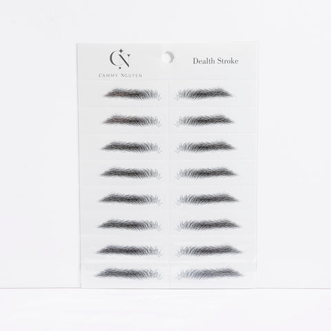 Dealth Stroke Tattoo Eyebrow Transfer - Wholesale (Pack of 24)